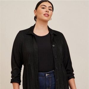 Lurex Crepe Anorak